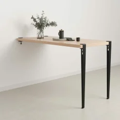 TIPTOE Bar table leg 110 cm, 1 piece, graphite black