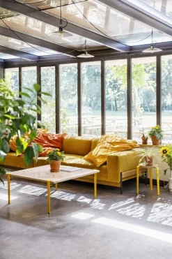 TIPTOE Coffee table and bench leg 43 cm, 1 piece, sunflower yellow