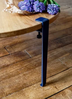 TIPTOE Coffee table and bench leg 43 cm, 1 piece, mineral blue