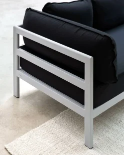 TIPTOE Easy 3-seater sofa, austral grey - slate grey