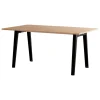 TIPTOE New Modern table 160 x 95 cm, oak - graphite black