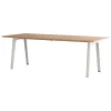 TIPTOE New Modern table 220 x 95 cm, oak - cloudy white