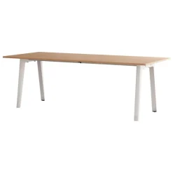 TIPTOE New Modern table 220 x 95 cm, oak - cloudy white