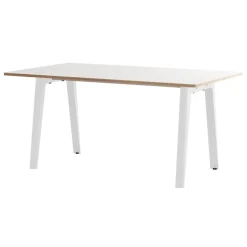 TIPTOE New Modern table 160 x 95 cm, white laminate - cloudy white