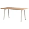 TIPTOE New Modern table 160 x 95 cm, oak - cloudy white
