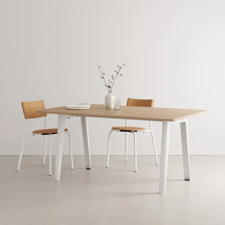 TIPTOE New Modern table 160 x 95 cm, oak - cloudy white