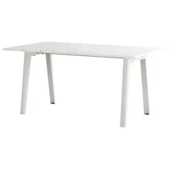 TIPTOE New Modern table 160 x 95 cm, recycled plastic - white
