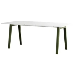 TIPTOE New Modern table 190 x 95 cm, recycled plastic - rosemary green