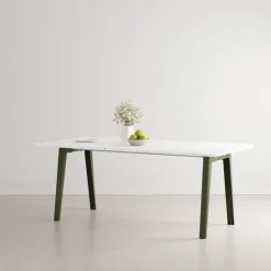 TIPTOE New Modern table 190 x 95 cm, recycled plastic - rosemary green