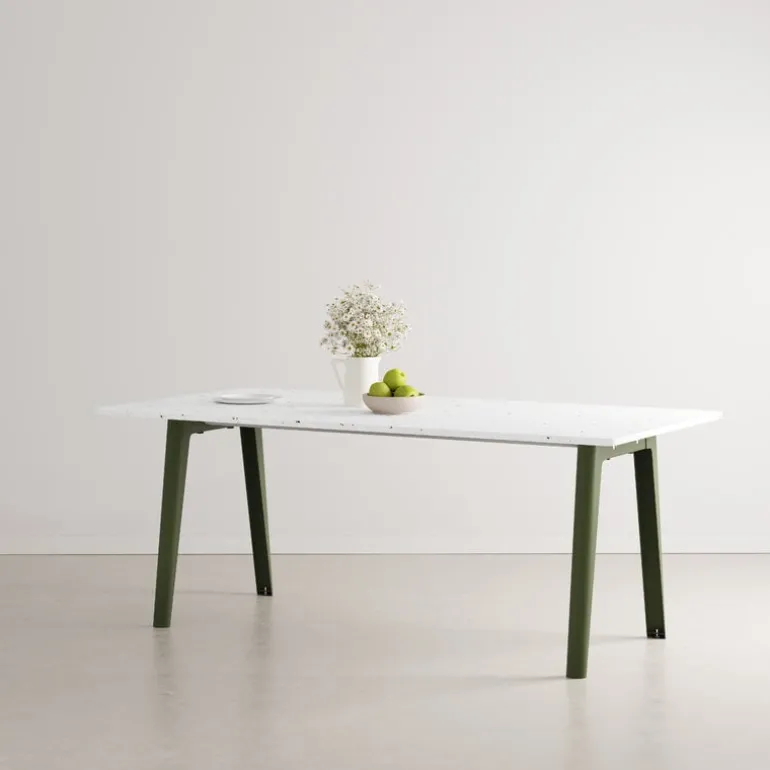 TIPTOE New Modern table 190 x 95 cm, recycled plastic - rosemary green