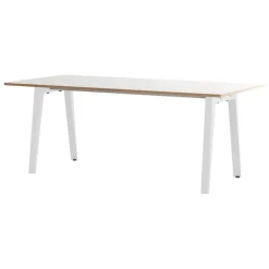 TIPTOE New Modern table 190 x 95 cm, white laminate - cloudy white