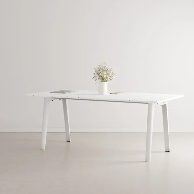 TIPTOE New Modern table 190 x 95 cm, white laminate - cloudy white