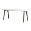 TIPTOE New Modern table 190 x 95 cm, recycled plastic - eucalyptus grey