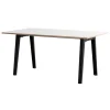 TIPTOE New Modern table 160 x 95 cm, white laminate - graphite black