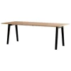 TIPTOE New Modern table 220 x 95 cm, oak - graphite black