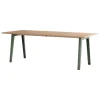 TIPTOE New Modern table 220 x 95 cm, oak - eucalyptus grey