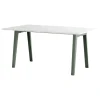 TIPTOE New Modern table 160 x 95 cm, recycled plastic - eucalyptus grey