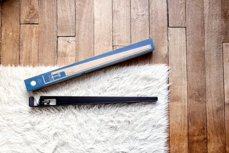 TIPTOE Table and desk leg 75 cm, 1 piece, graphite black