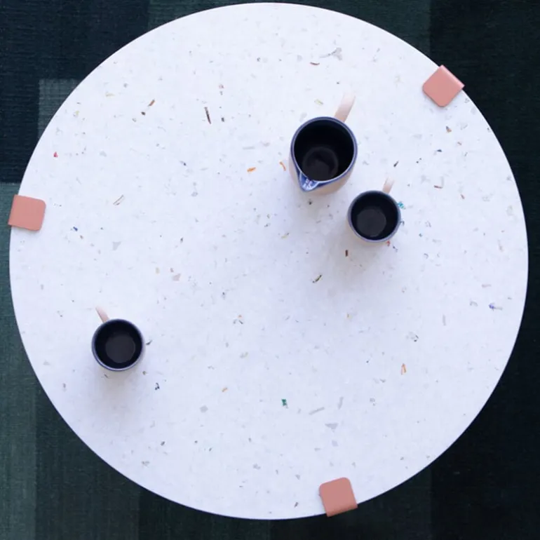 TIPTOE Venezia coffee table, ash pink