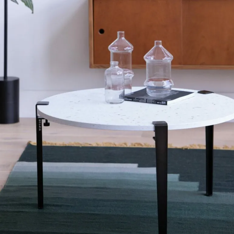 TIPTOE Venezia coffee table, dark steel