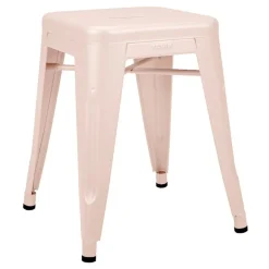 Tolix Stool H45, powder rose, matt fine textured