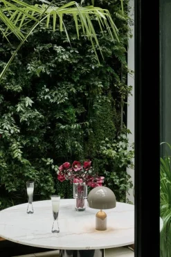 Tom Dixon Bell portable LED table lamp, taupe