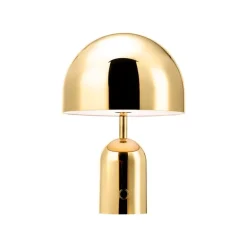 Tom Dixon Bell portable LED table lamp, gold