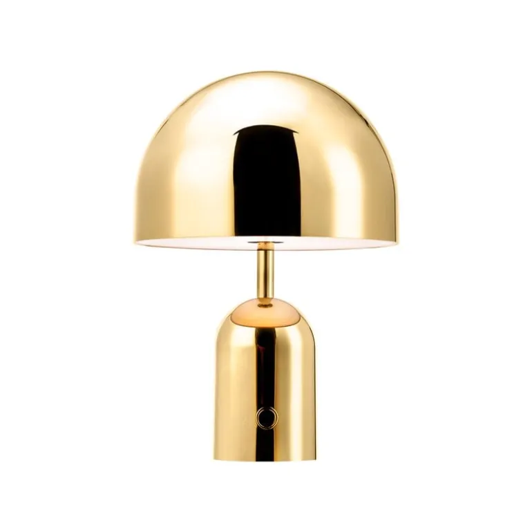Tom Dixon Bell portable LED table lamp, gold