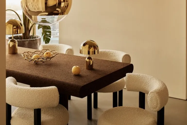 Tom Dixon Bell portable LED table lamp, gold