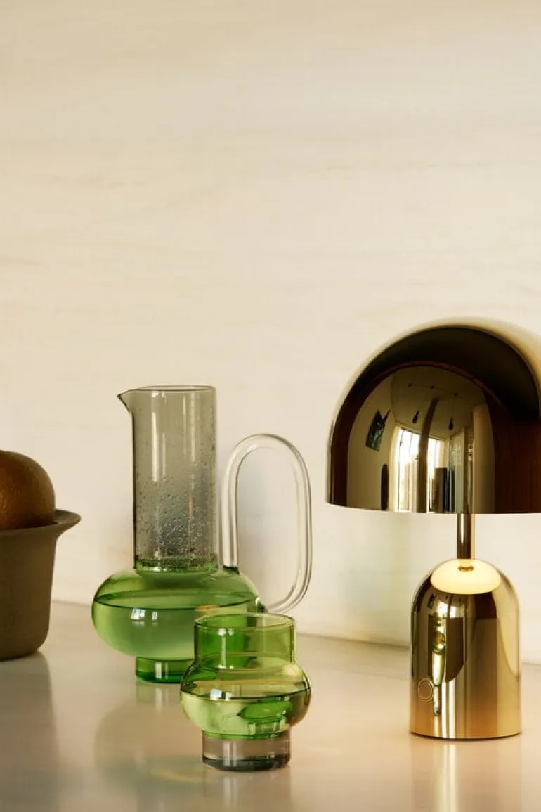 Tom Dixon Bell portable LED table lamp, gold