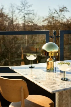 Tom Dixon Bell portable LED table lamp, gold