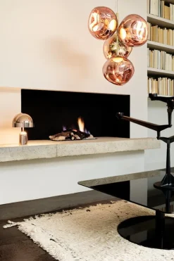 Tom Dixon Bell portable LED table lamp, copper