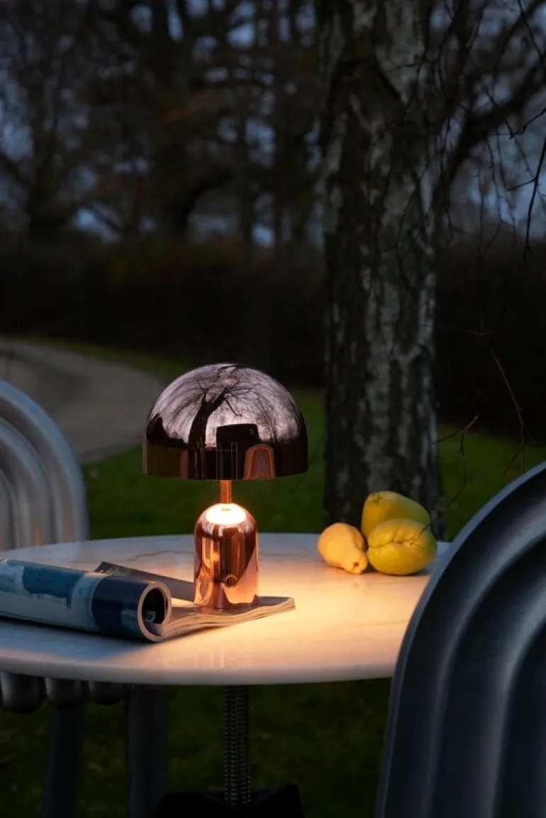 Tom Dixon Bell portable LED table lamp, copper