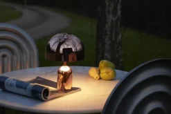 Tom Dixon Bell portable LED table lamp, copper