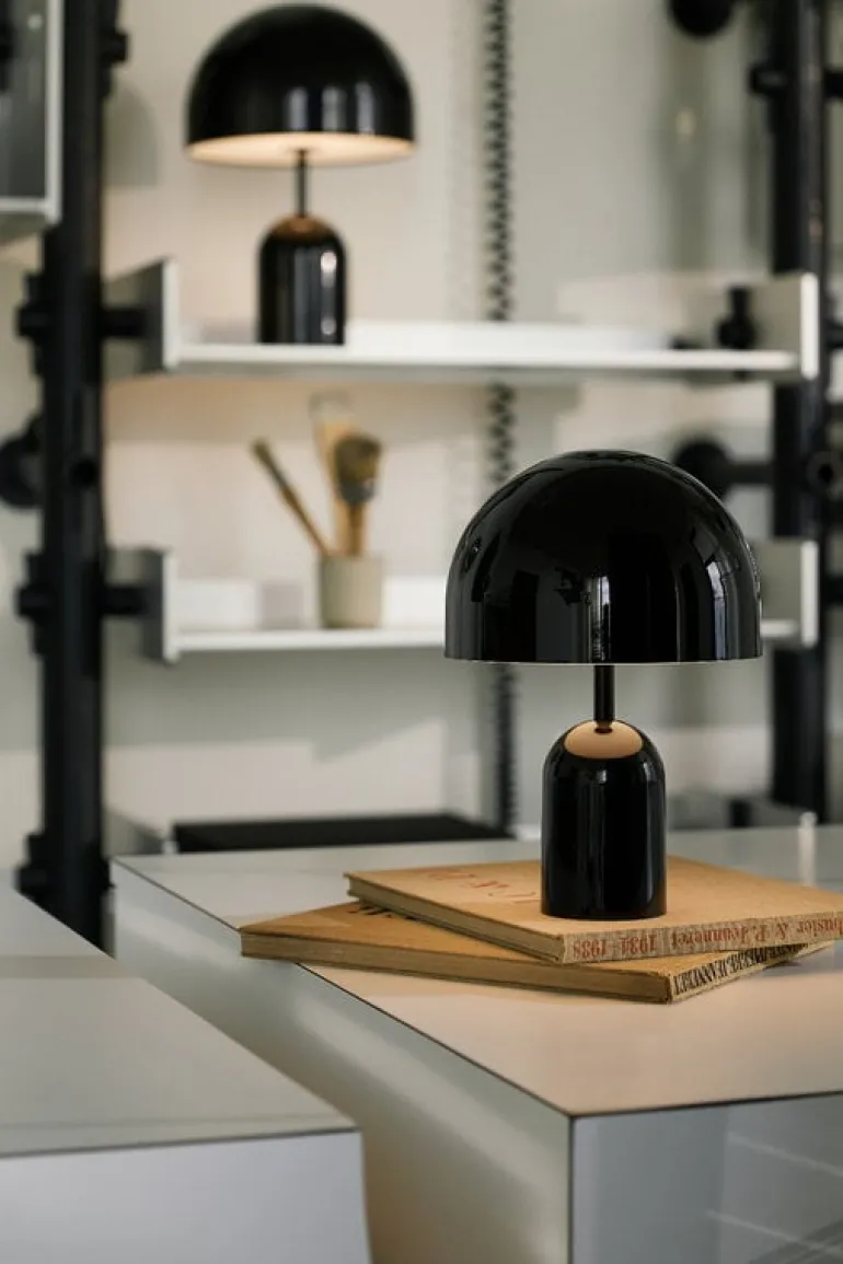 Tom Dixon Bell portable LED table lamp, black