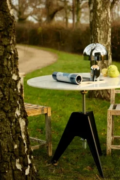 Tom Dixon Bell portable LED table lamp, silver