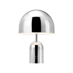 Tom Dixon Bell portable LED table lamp, silver