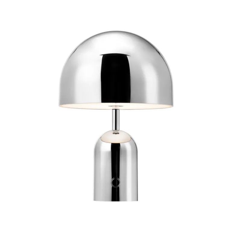 Tom Dixon Bell portable LED table lamp, silver