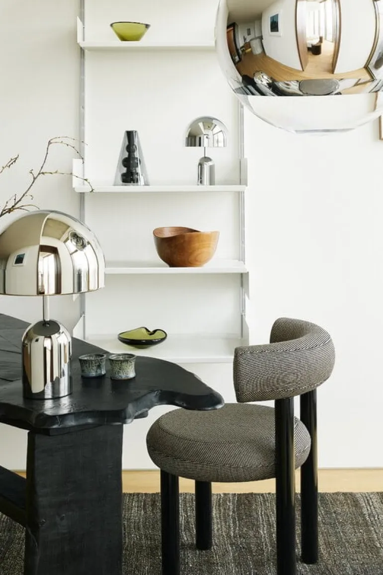 Tom Dixon Bell portable LED table lamp, silver