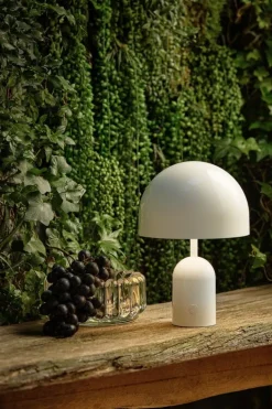 Tom Dixon Bell portable LED table lamp, white
