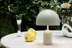 Tom Dixon Bell portable LED table lamp, grey