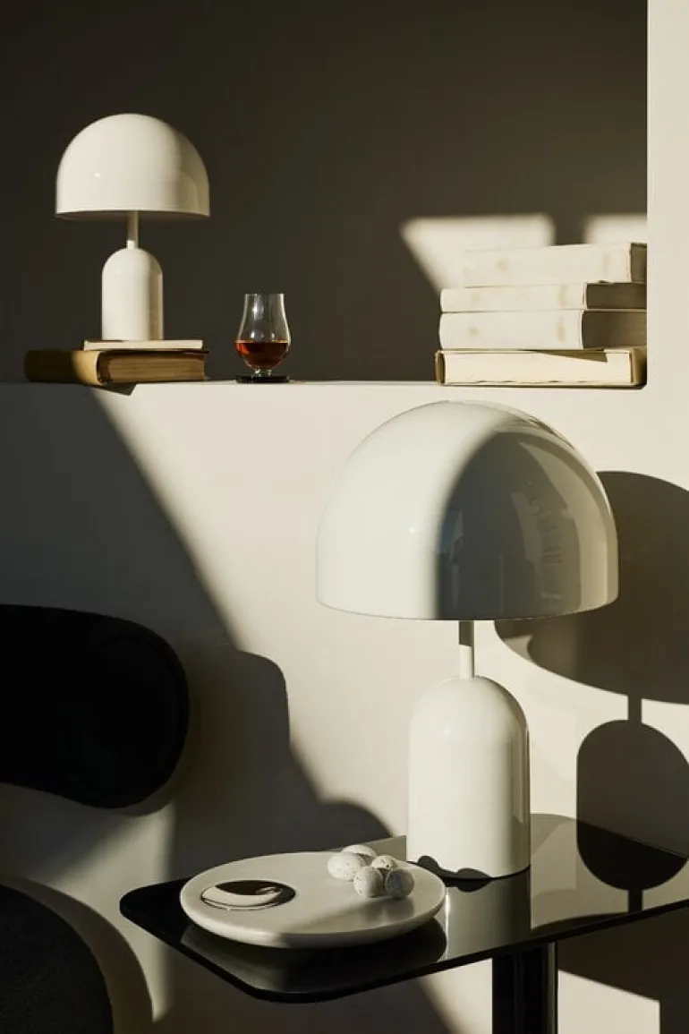 Tom Dixon Bell table lamp, LED, white