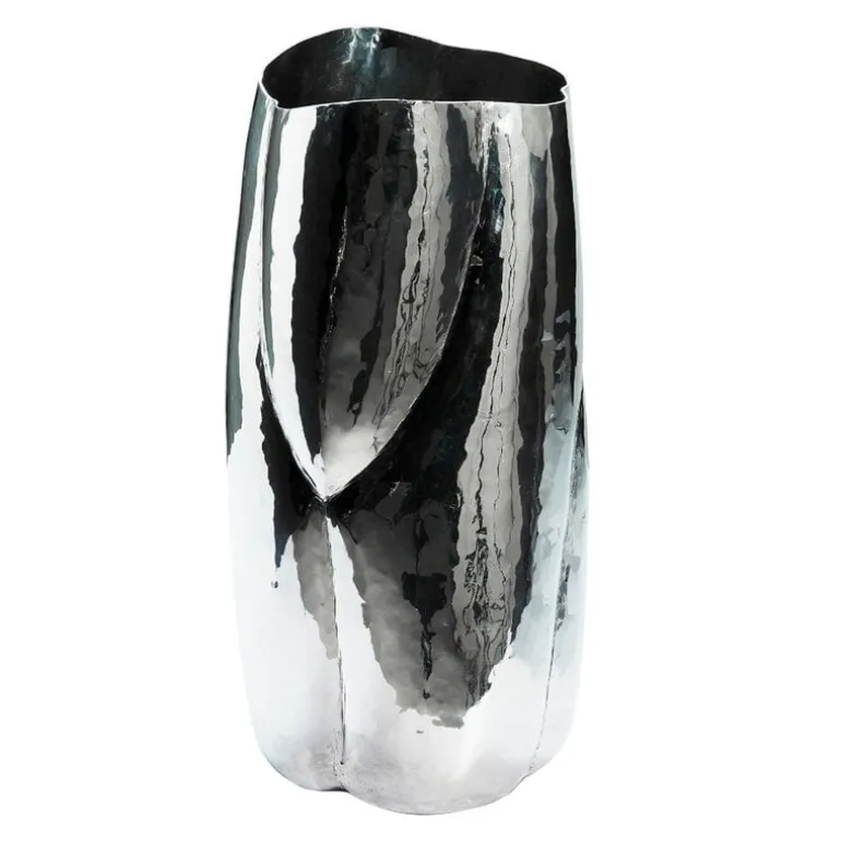 Tom Dixon Cloud vessel, tall, silver