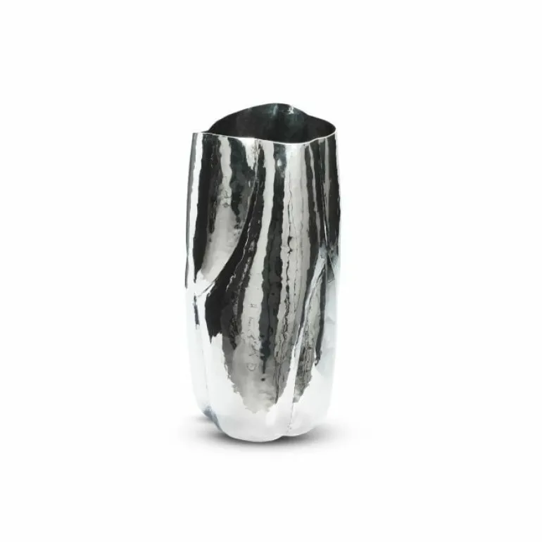 Tom Dixon Cloud vessel, tall, silver