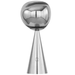 Tom Dixon Melt portable LED table lamp, silver