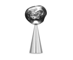 Tom Dixon Melt portable LED table lamp, silver