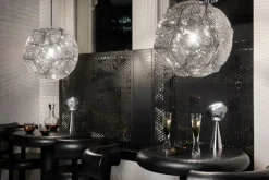 Tom Dixon Melt portable LED table lamp, silver