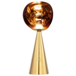 Tom Dixon Melt portable LED table lamp, gold