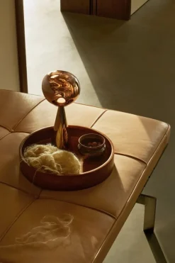 Tom Dixon Melt portable LED table lamp, gold