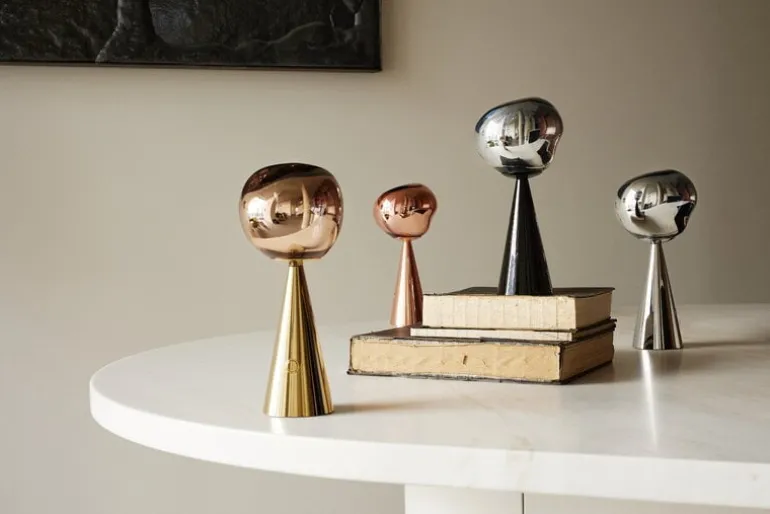 Tom Dixon Melt portable LED table lamp, black